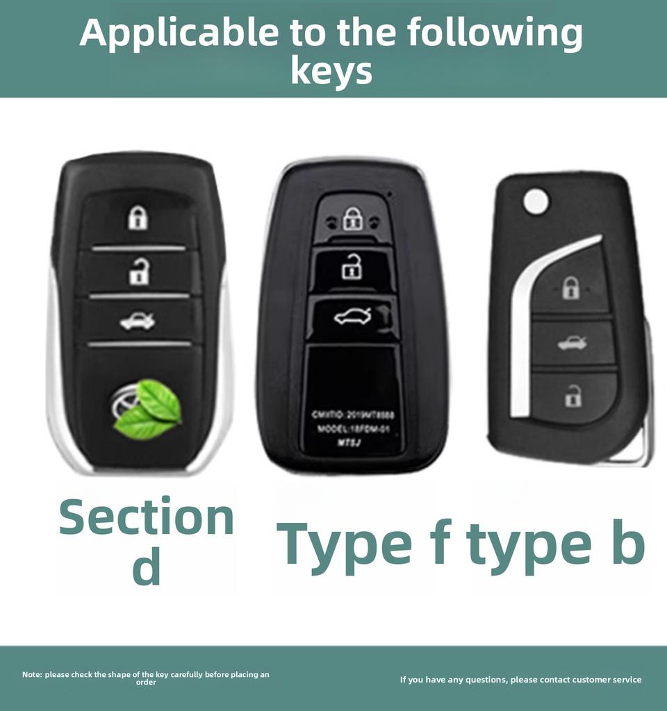 Suitable for 2024 New Toyota Camry 9th Generation Key Set, 23 8th Generation Car Specific Metal Buckle Shell, Male