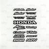 FOR HONDA RACING Fashion Universal Scratch Resist K5 Reflective Waterproof Stickers For Auto Motorcycle Helmet Mug Refrigerator