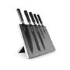 Set of 5 knives on a magnetic Kitchencook slate stand
