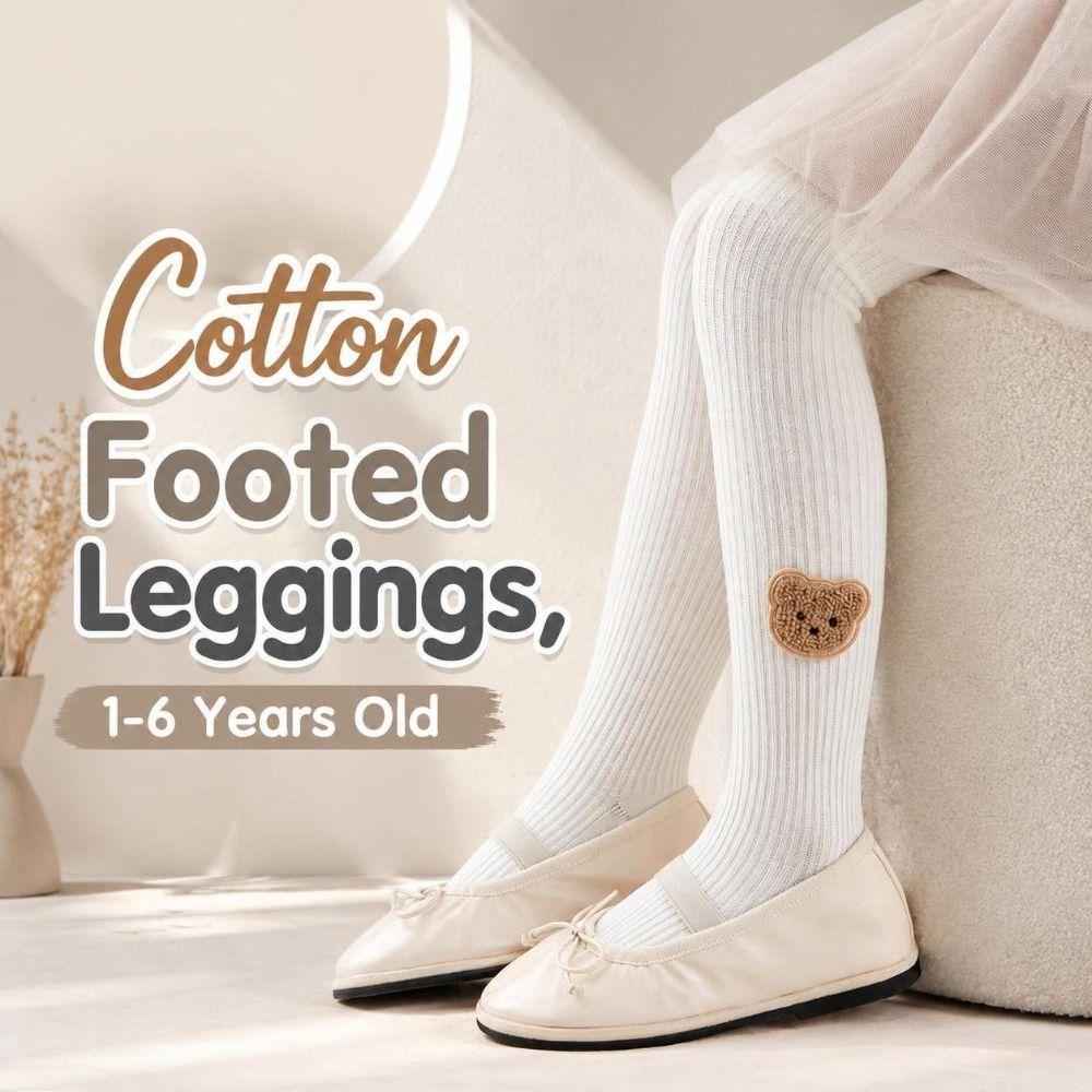 Baumwolle Baby Leggings Weiche Neugeborenen Lange Hosen Socken Mode Kleinkind Strumpfhose Mädchen 1-6 Jahre