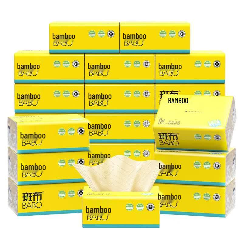 Bambu BAES Series 3-Ply Virgin Bamboo Facial Tissues