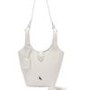 Niche design new solid color tote armpit bag large capacity commuter shoulder messenger bag