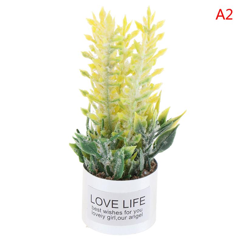 1:12 Dollhouse Toy Miniature Fake Plant Lavender Flower Arrangement Accessories Dollhouse Decoration