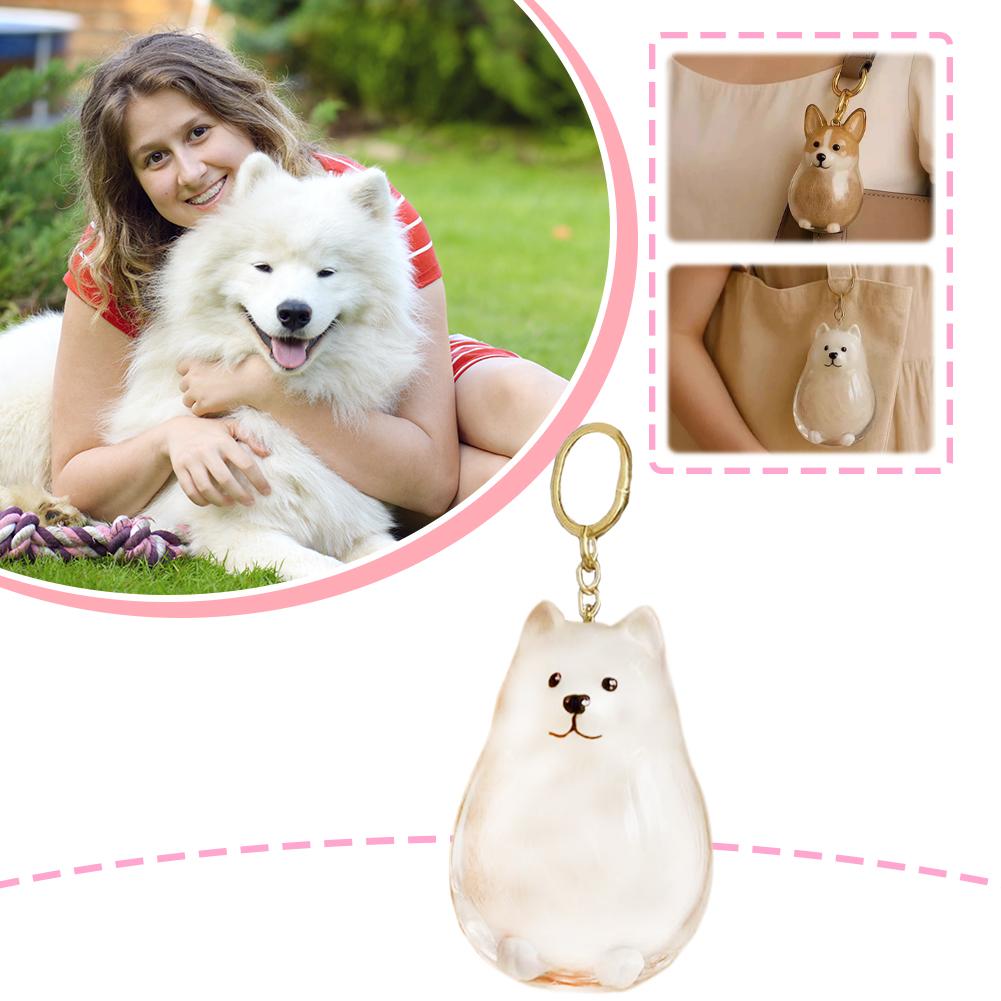 Dog Hair Storage Keychain