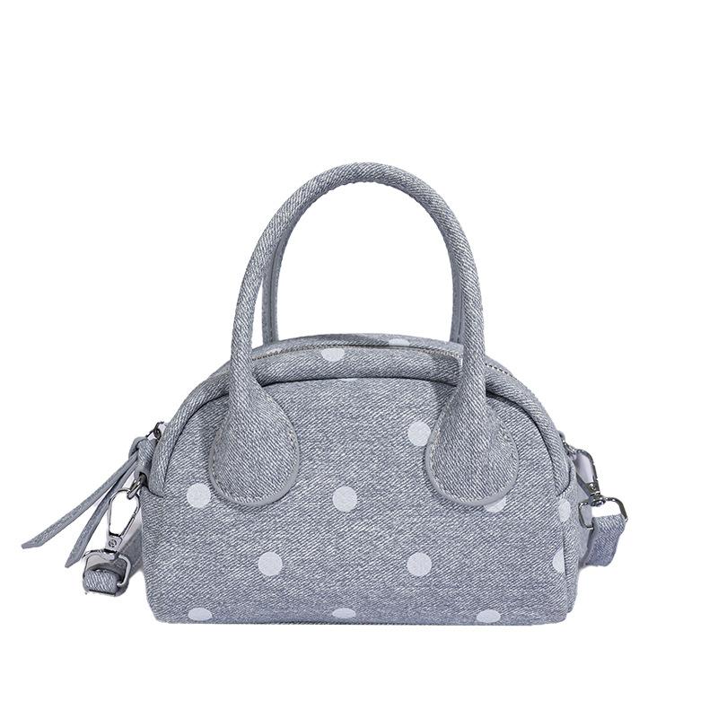 Small-scale Design Denim Casual Crossbody Tote Bag for Women Bag