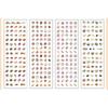 Decorative Sticker DIY Craft Sticker Waterproof Featuring Pixels Art for Artistic Notebooks and Nail Designs Easy Apply