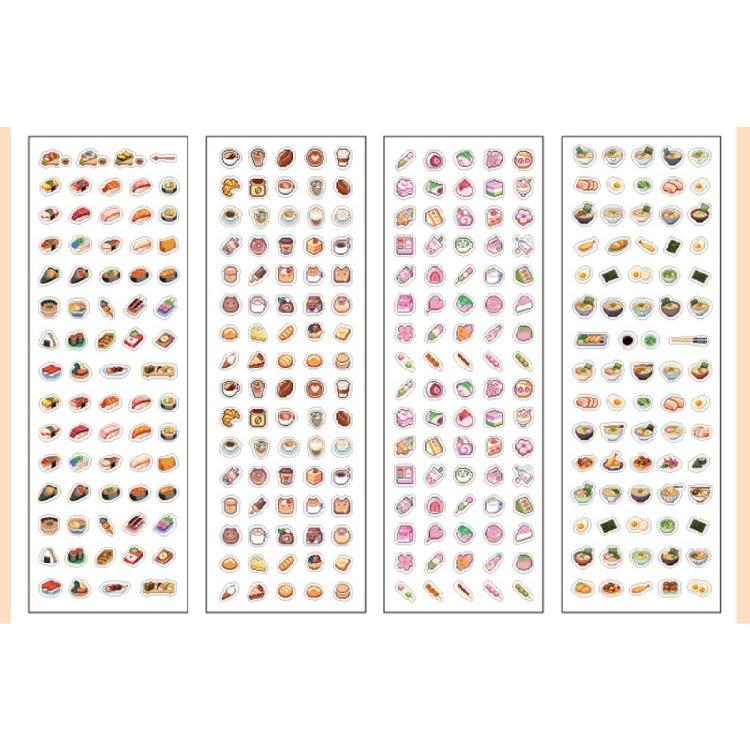 Decorative Sticker DIY Craft Sticker Waterproof Featuring Pixels Art for Artistic Notebooks and Nail Designs Easy Apply