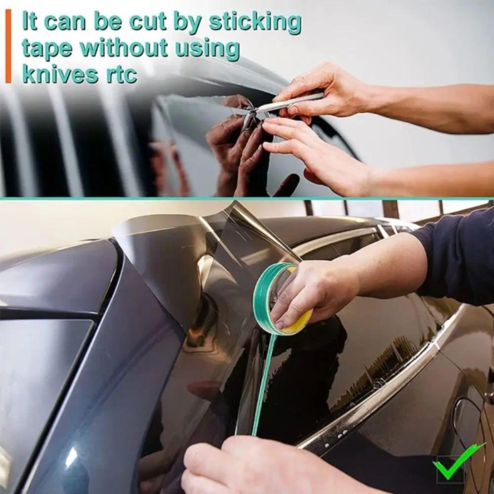 Flexible Material Vinyl Wrap Cutting Tape Green Color Multi-Purpose Tape  Automotive Wrapping