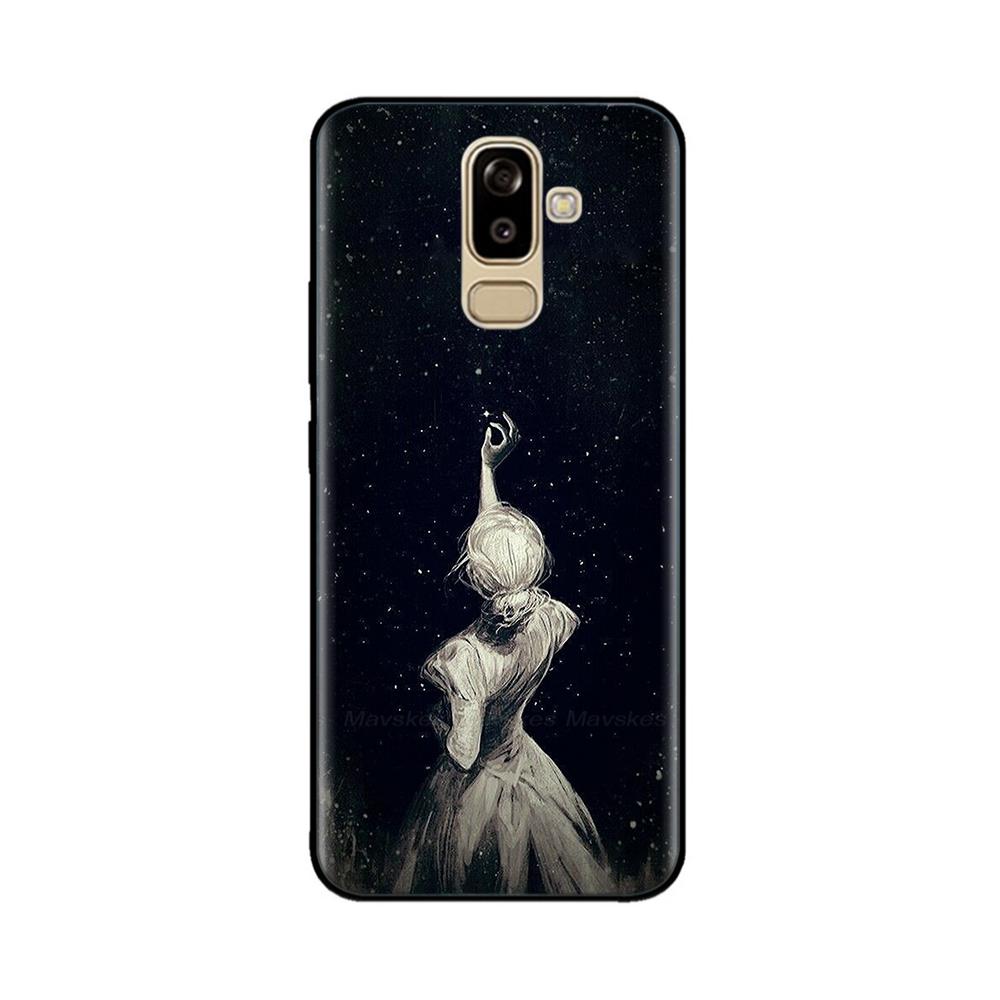Cute Silicone Cover For Samsung Galaxy A8 2018 Phone Case A530F SM-A530F Soft TPU Funda Coque For Samsung A8 Plus 2018 A8+ A730F
