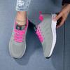 Women's Casual Lace-Up Sneakers - Comfortable Round Toe Low-Top Shoes