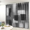 Geometric Curtain Bedroom Living Room Balcony Blackout Curtain Office Hotel Insulation Curtain