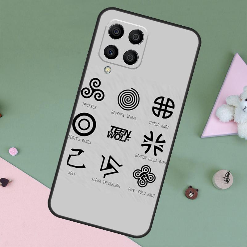 teen wolf symbols For Samsung Galaxy M13 M33 M53 M16 M06 M12 M14 M15 M35 M55 M34 M54 M21 M31 M11 M32 M52 Case