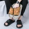 Fashion Summer Men Young Fashionable Design Soft Sole Seaside Casual Slipper Outdoor Lightweigh Non-slip Comfortable Breathable Slippers