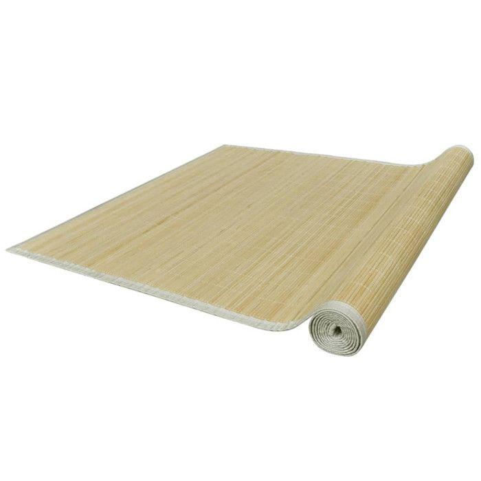 VidaXL Bamboo Rug 100 X 160 Cm Natural