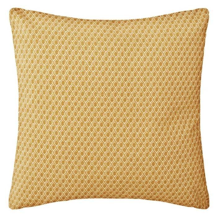 Coussin Motifs "Otto" Jaune 38x38cm - Atmosphera Createur D'interieur