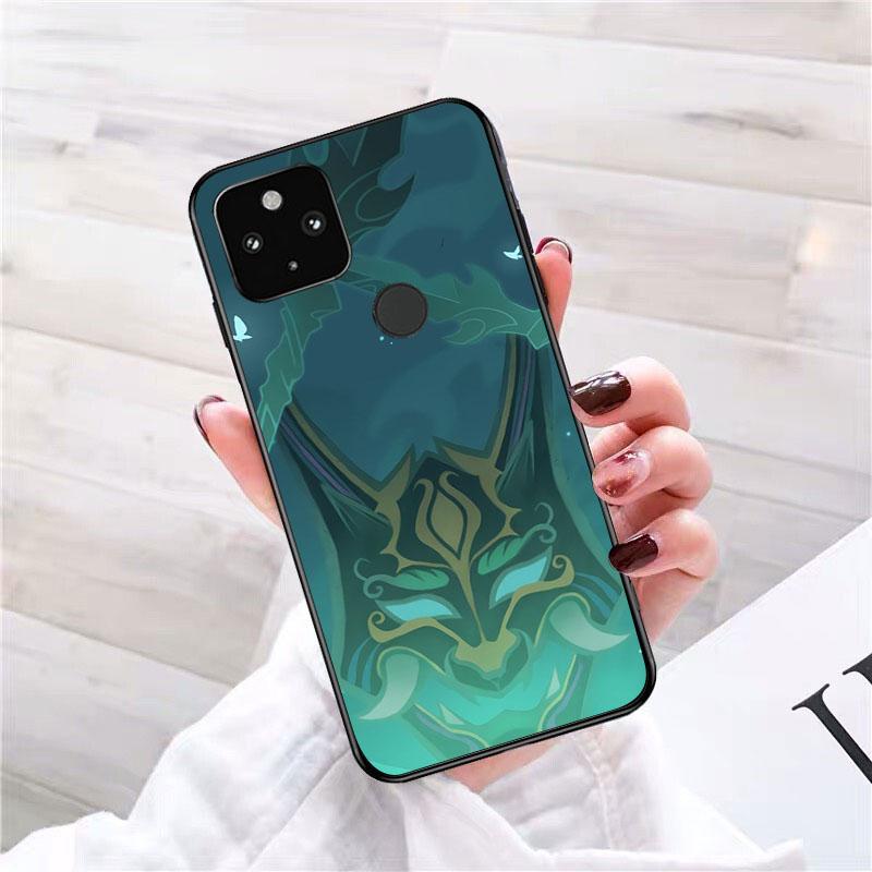 Genshin Impact Namecard Phone Case for Google Pixel 7 Pro 7 6A 6 Pro 5A 4A 3A Pixel 4 XL Pixel 5 6 4 3 XL 3A XL 2 XL