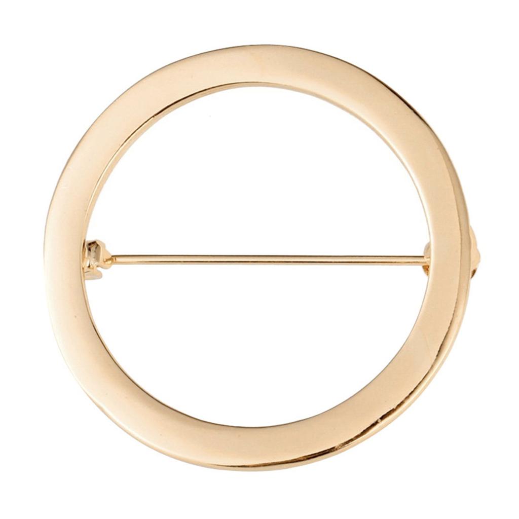 Złoty/Srebrny Kolor Broszka Minimalistyczna Przypinka do Kardiganu Metalowa Odznaka na Klapę Akcesoria do Stroju Biurowego i Spotkań Biznesowych