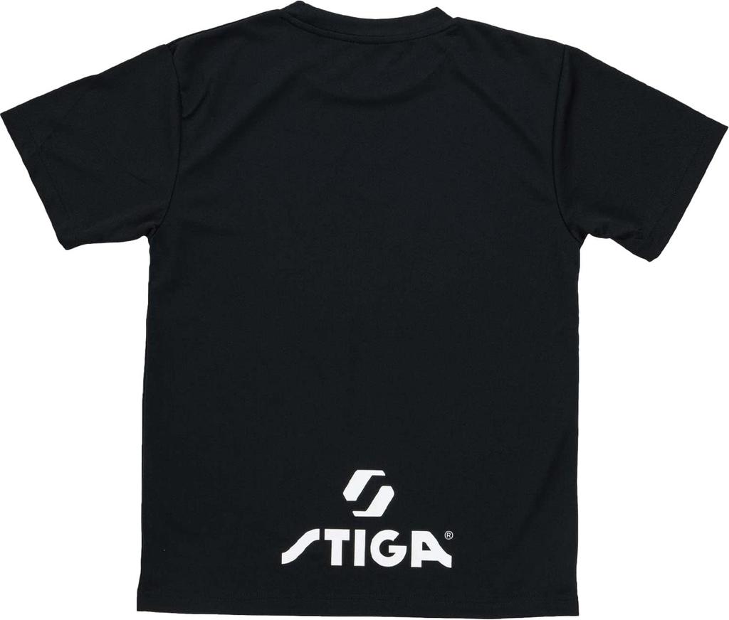 Stiga Logo Black M T-shirt JP-I 1805-0601-05