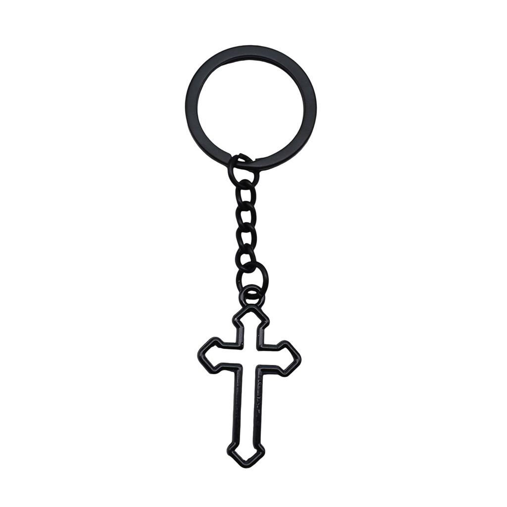 Portachiavi con Ciondolo Croce Ankh Amuleto Egiziano Portachiavi Anello 28mm