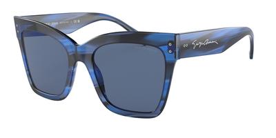 Brýle GIORGIO ARMANI AR8175-595380. Sluneční brýle, Barva modrá. Kobieta.