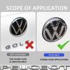 Car VW Logo Front Grille Trunk Decor Accessories For VW Golf Tiguan T-Roc Polo Passat ID.4 T-Cross ID.3 Taigo ID.7 Atlas Beetle Os5