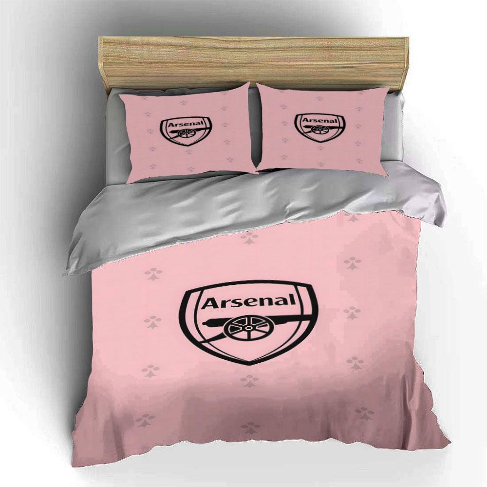 Logo et canon d'Arsenal. Ensembles de literie Ensembles de housses de couette Housses de couette Taies d'oreiller(1* Housse de couette 2* Taies d'oreiller sans couette)