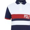 Polo Ralph Lauren Logo Print Color Block Short Sleeve Polo Shirt Men Tops 710746454-001