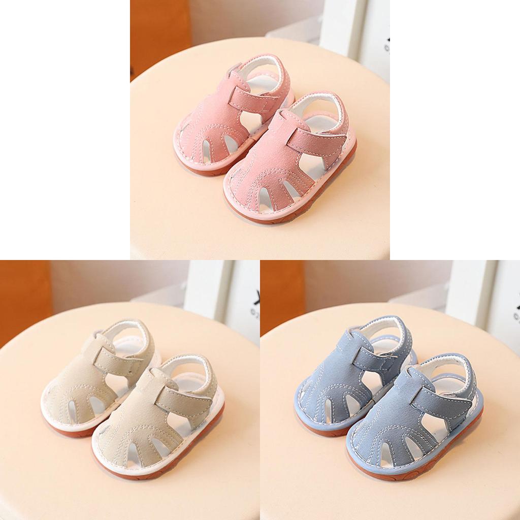 Summer Baby Sandals With Nonslip Soles And Velcro Closure For Toddler Walking