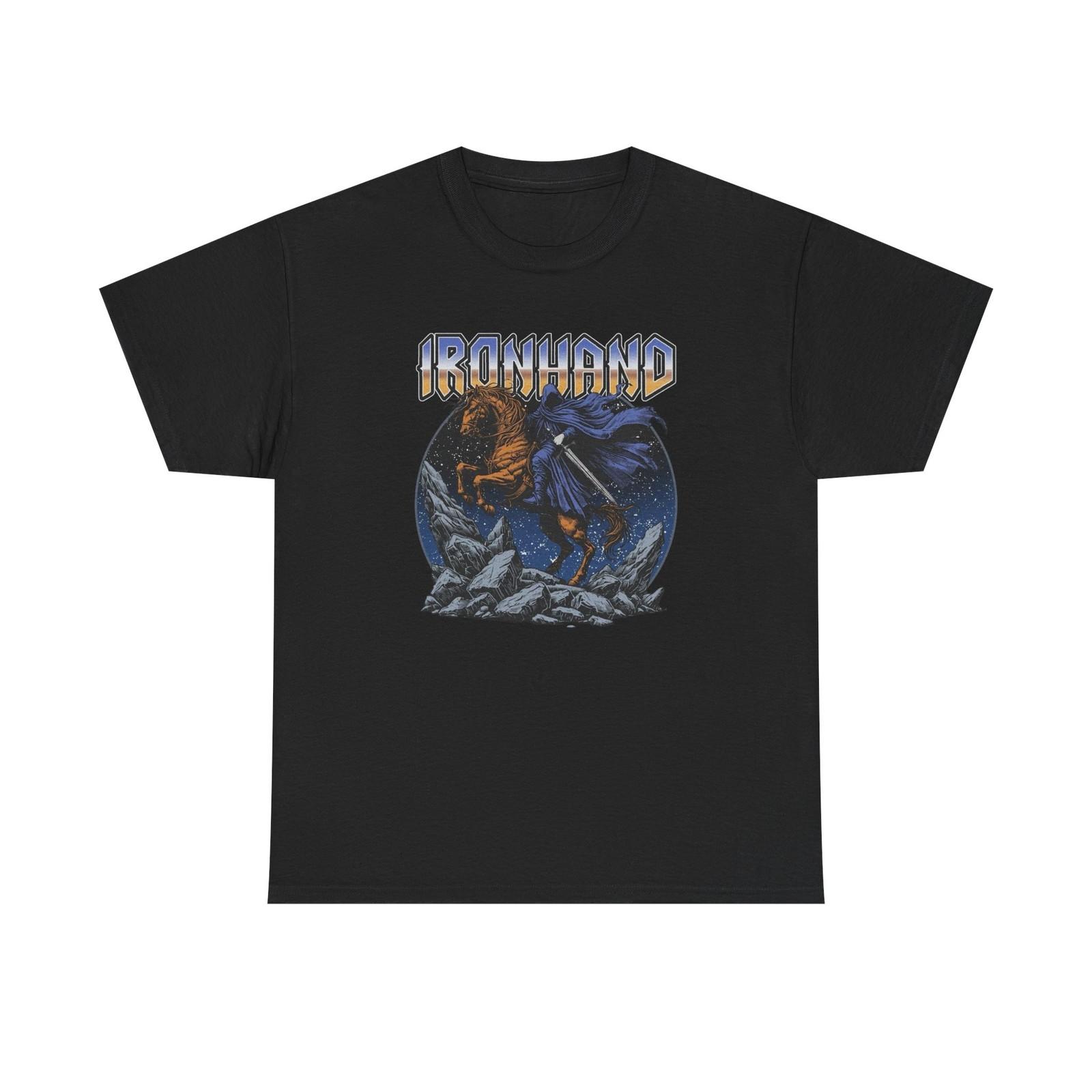 

Ironhand Vintage Art Graphic T Shirt Mens Womens Tees Top Unisex Heavy Cotton Tee 4XL