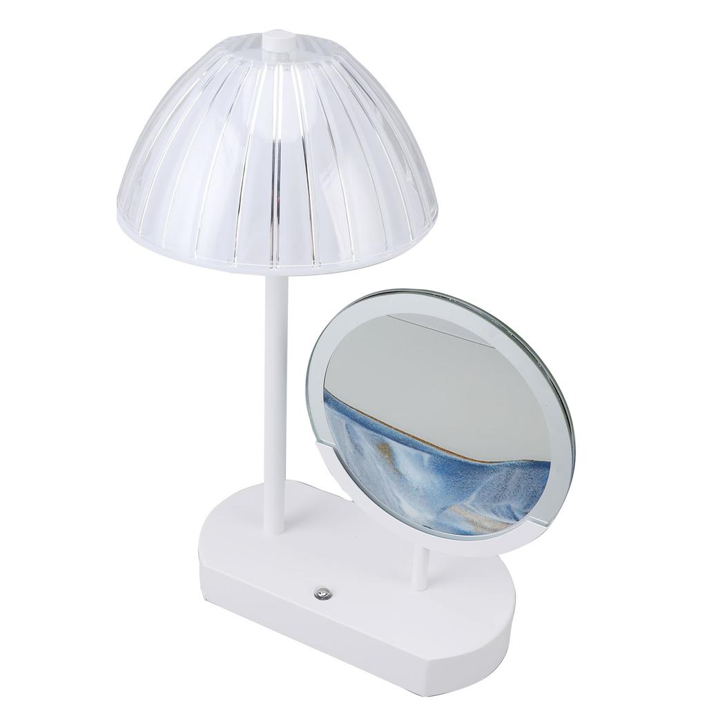 Bewegliches Sandkunstbild Tischlampe Wiederaufladbar Kreativ Augenschonend Nachttischleuchte Kabellos Schreibtischlampe