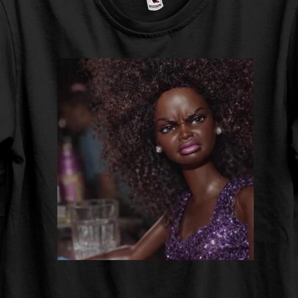 Camiseta con Meme de Cara de Muñeca Asqueada, Camiseta con Cara de Muñeca Impactada, Regalo Para Mujer, Camiseta de Mujer de Moda, Camiseta con Humor Negro Atrevido, Camisetas Cringy,12