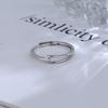 Korean Style Silver Color Sanding Rings For Women Girl Kids Fashion Jewelry Student Wedding Engagement Party Gift Anillos