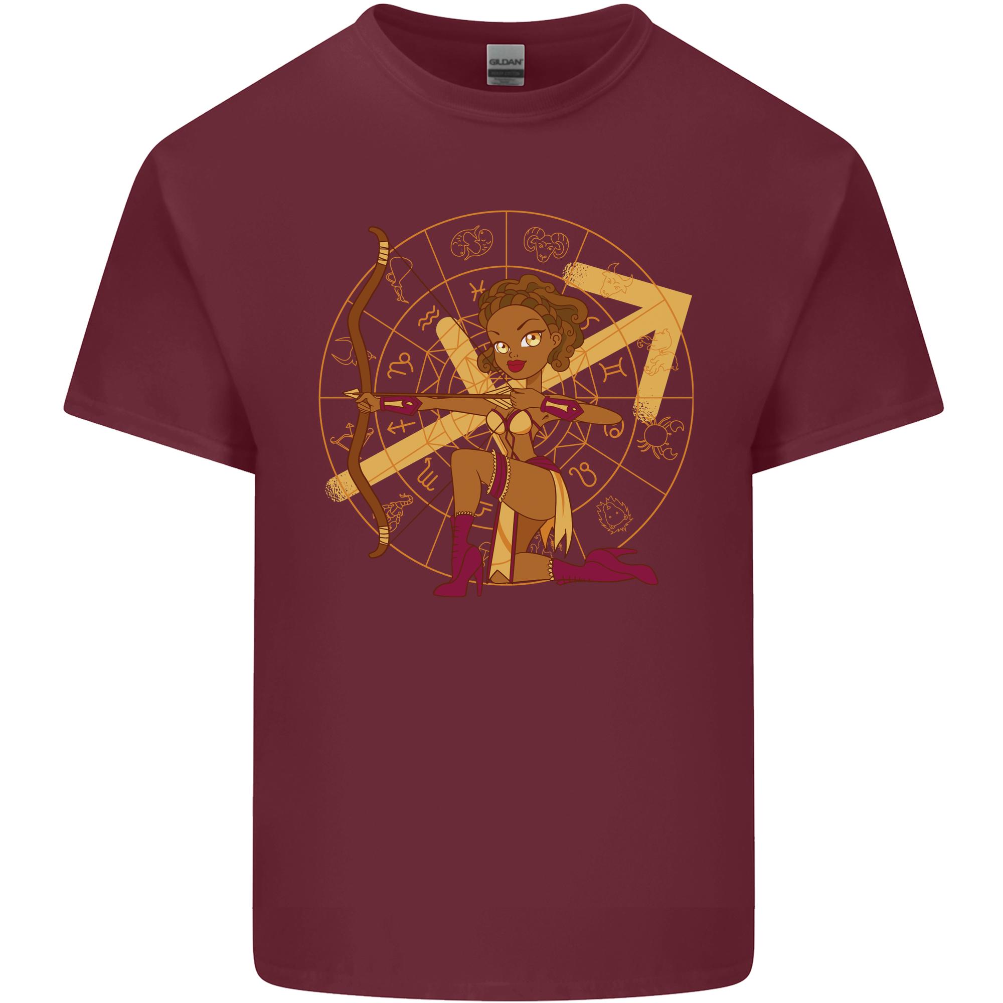 A Sagittarius Female Archer Star Sign Zodiac Unisexs Light Cotton TShirt S