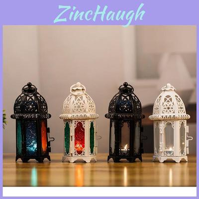 Sophisticated Moroccan Glass And Iron Candle Holder Versatile For Graduations Parties And Holidays