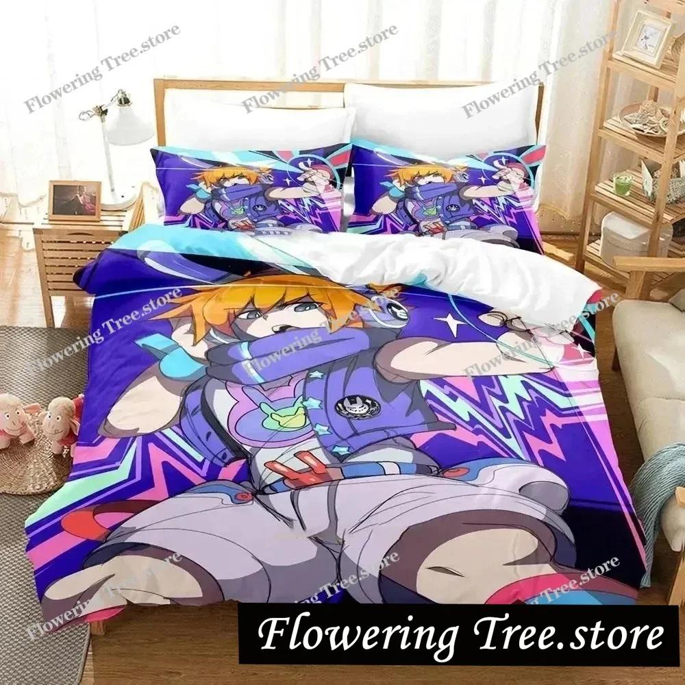3D Print Neku Sakuraba World Ends Bedding Set Duvet Cover Bed Set Quilt Cover Pillowcase Comforter king Queen Size Boys Adult