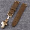 Genuine Leather Watch Bands , Vintage Top Grain Leather Watch Straps 18mm, 19mm, 20mm, 21mm, 22mm, 24mm for Seiko Citizen Orient