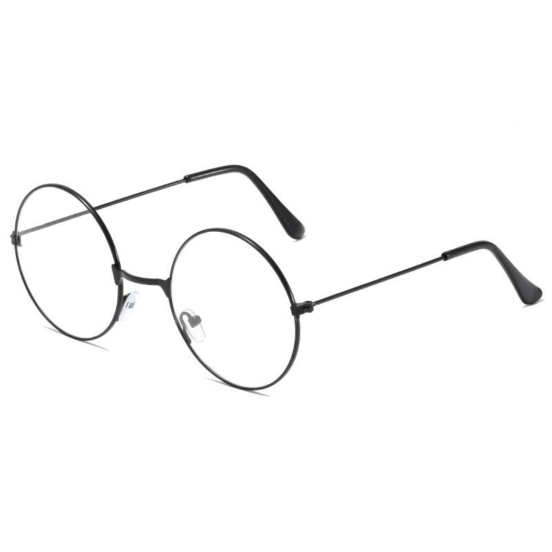 

Retro Round Frame Glasses Male Myopia Plain Glasses Frame Female Prince Flat Glasses Trendy Eye Frame Frame Student