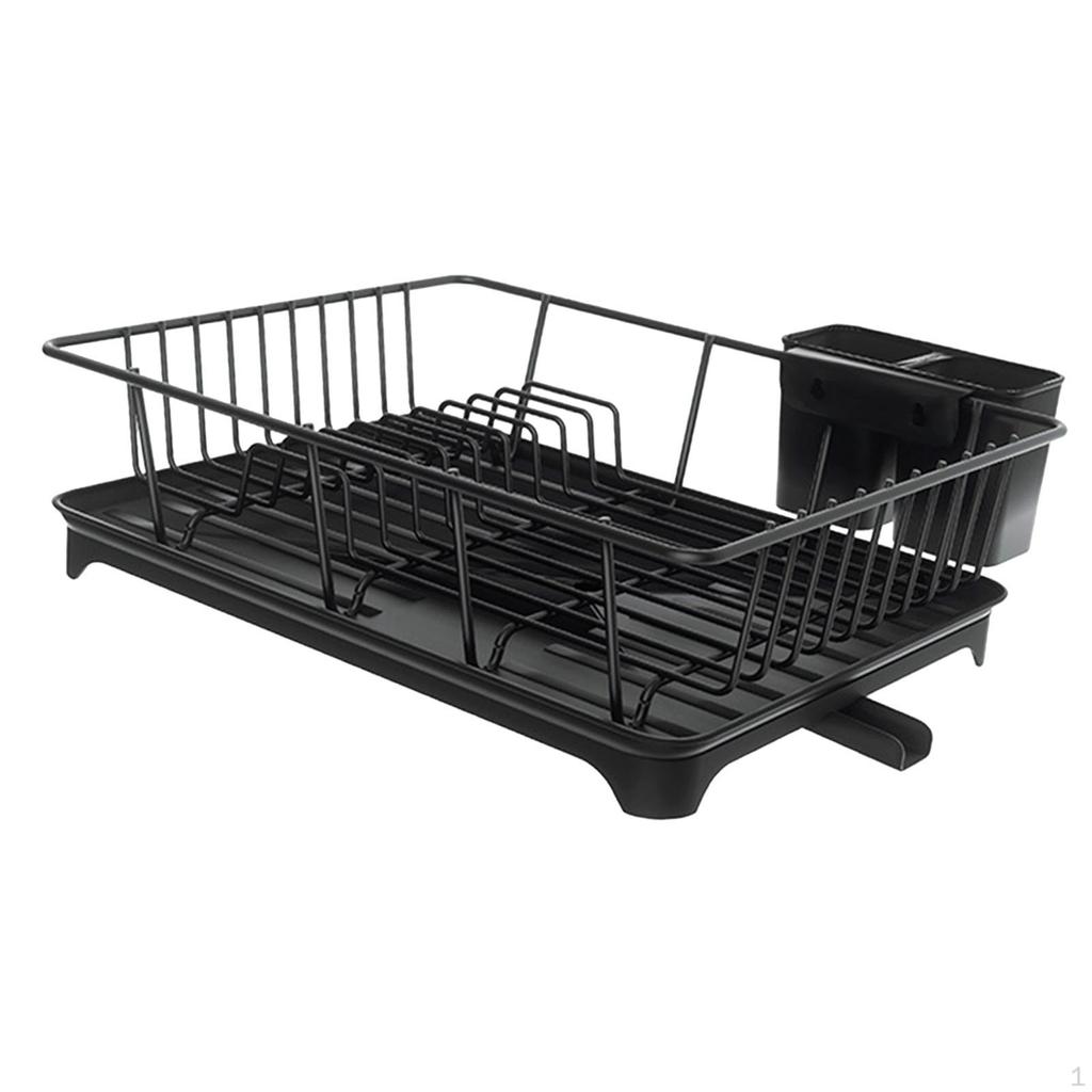 Abtropfgestell mit Abtropffläche, herausnehmbares Spülbecken, platzsparend, multifunktional, einfach zu montieren