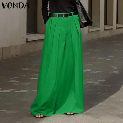 Women Zipper Waist Pleated Midi Hip Skirts Office Long Dress