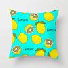 45*45 Fruit Cushion Cover For Wedding Decoration Pillow Case Avocado Orange Strawberry Print Home Decor Party