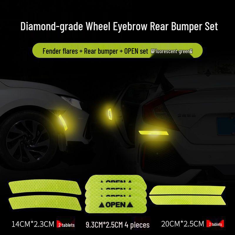 Reflective Car Door Warning & Decorative Strip