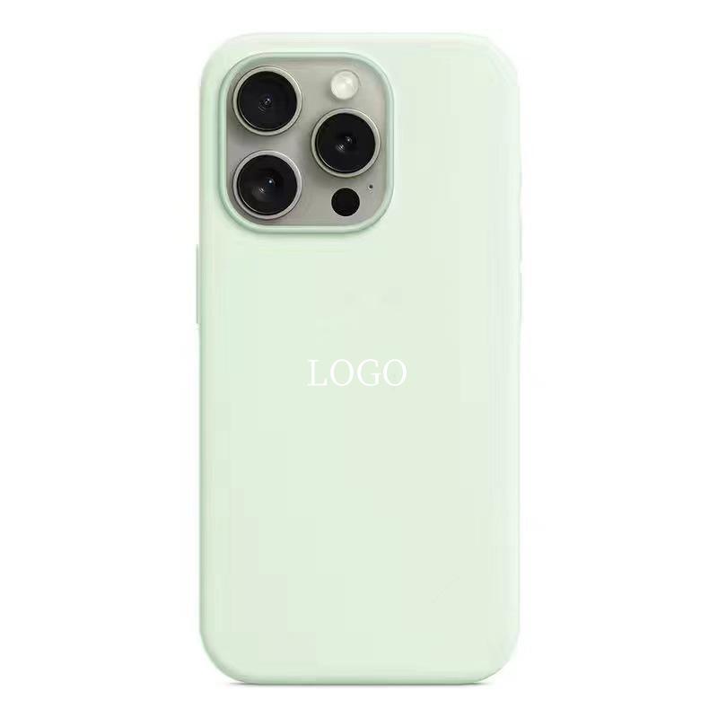 Magnetic Liquid Silicone Protective Case for iPhone 15 Pro Max - Drop-proof, Skin-friendly, with Animation Pop-up Feature