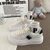 Popular Platform White Shoes Women's 2025 Autumn New Popular Versatile Small Whiteboard Shoes Heightening Shoes Sports Shoes