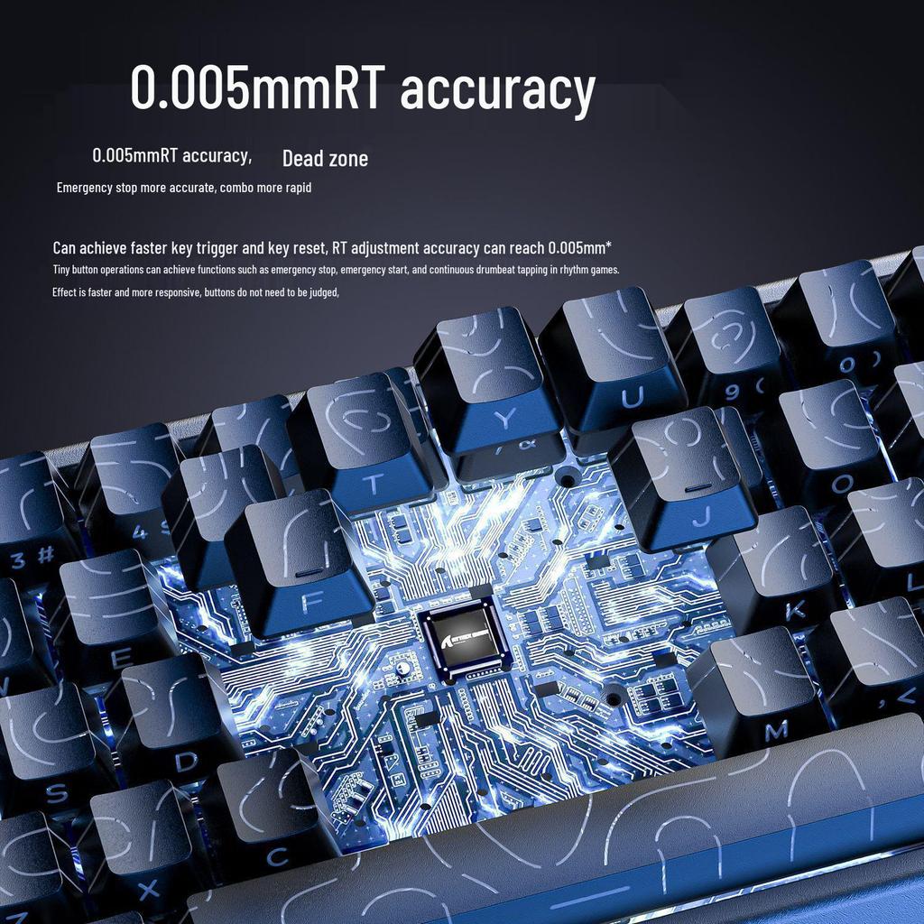 ATTACK SHARK X68MAX Aluminum Magnetic Switch RGB Mechanical Gaming Keyboard 8K