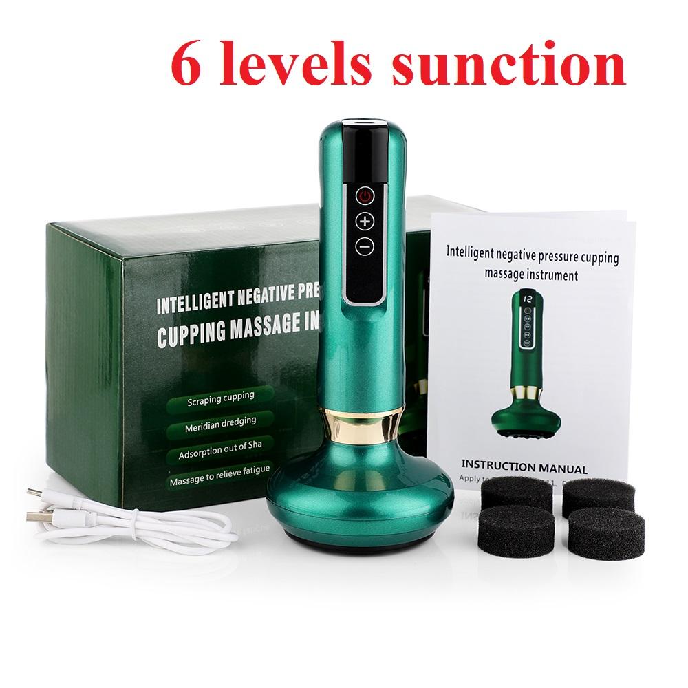 

Електричний вакуумний баночний масаж Чашки для тіла Антицелюлітний масажер для тіла Електричний гуаша скребок Спалювання жиру Схуднення