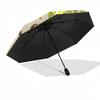 Chip 'n' Dale, Squirrels Themed Automatic Opening and Closing Umbrella, Brightly Colored 8-rib Portable Umbrella, Suitable for Men and Women, A Perfec