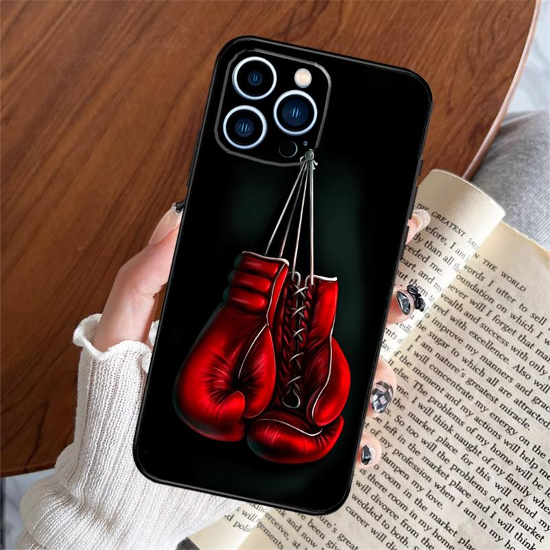 Boxing Art Phone Case For Apple iPhone 15 16 14 13 12 11 17 Pro Max Mini 17 Air 16e 16 Plus Back Cover