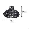 Ceiling Lantern Cover Light Shade Accessories Elegant Handmade Woven Rope Lampshade for