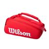 Wilson Tennis-/Badmintonschläger Tasche Super PK Rot (SUPER TOUR 15 PK)