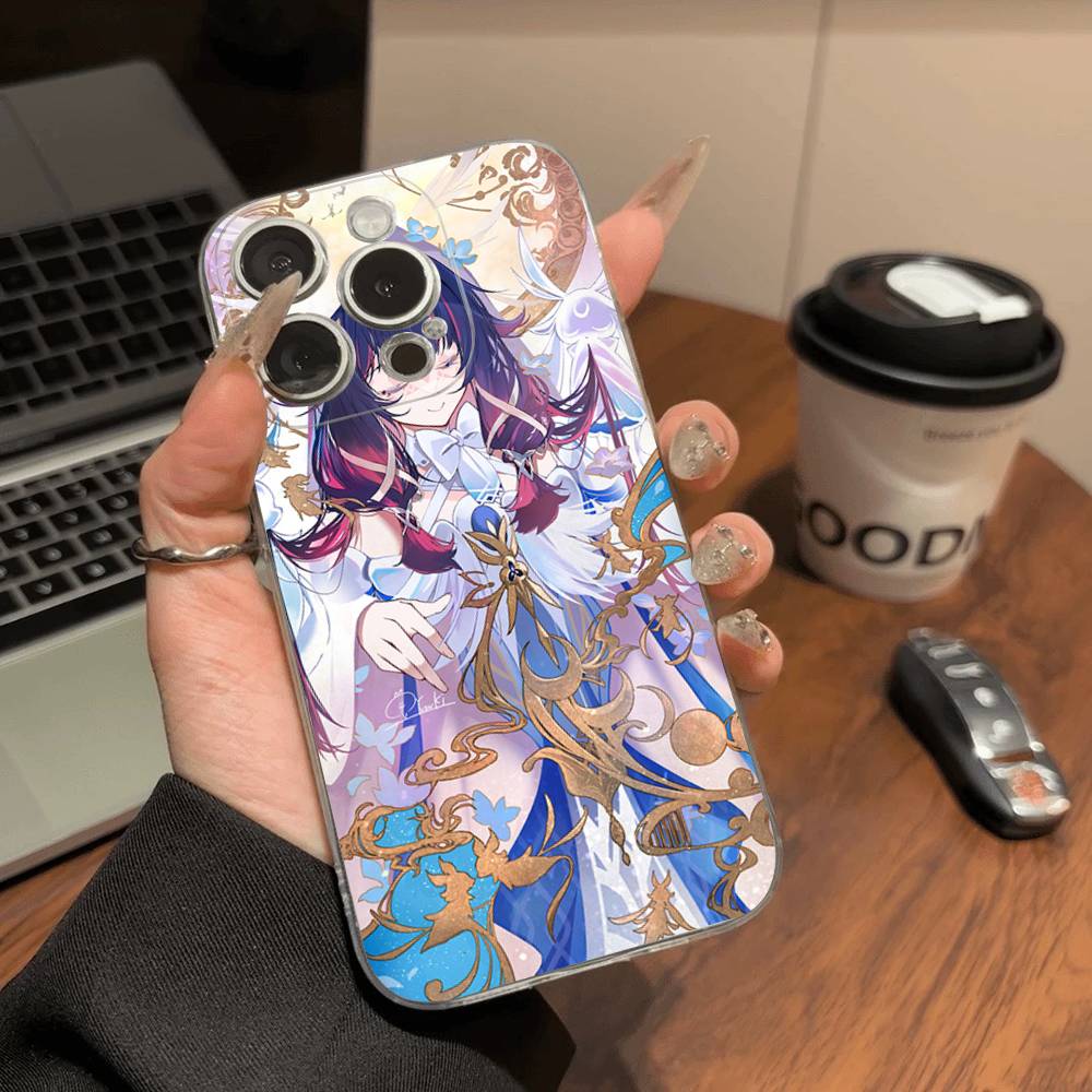 Genshin Impact Columbina Phone Case For IPhone 17 16 15 Plus 14 13 Mini 12 11 Pro Max Soft Shell Cover